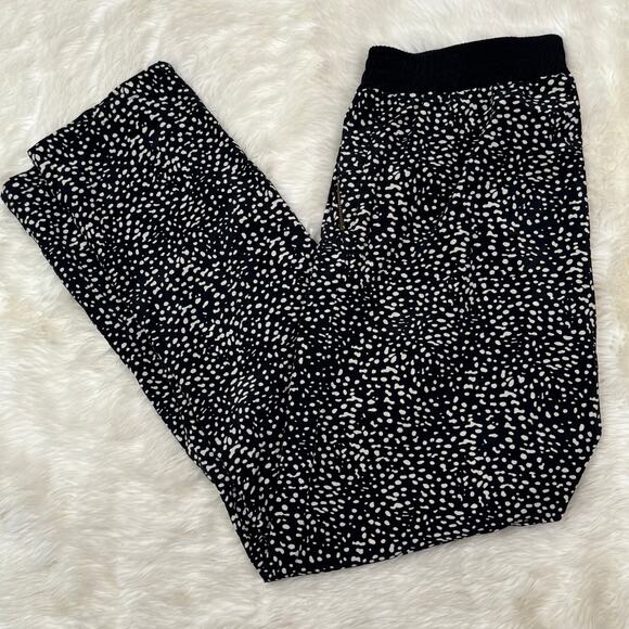 5 for $25| Kut from the Kloth Printed Satin Moto Pull on Pants Size 6 - Picture 1 of 9